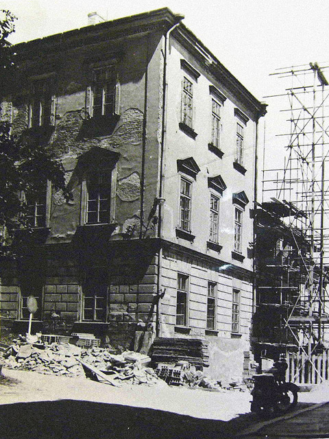 Budova na Jakubském náměstí v rekonstrukci